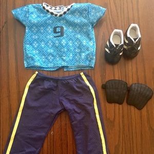 American girl soccer doll clothes